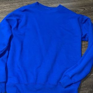 Deep royal blue crewneck